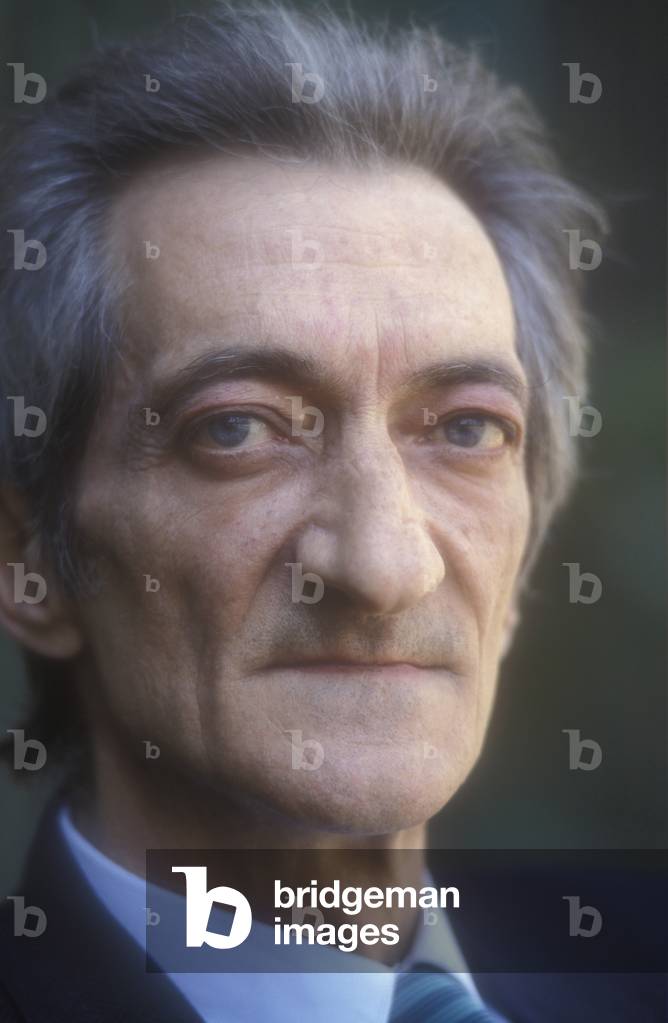Image of Photography depicting Edoardo Sanguineti 1990 by Marcello Mencarini
