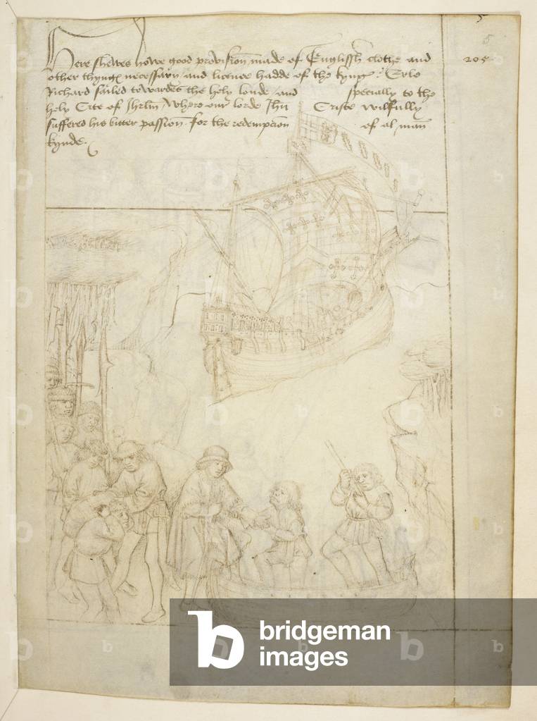 Coton Julius E. IV 1483 par Netherlandish School, b/w