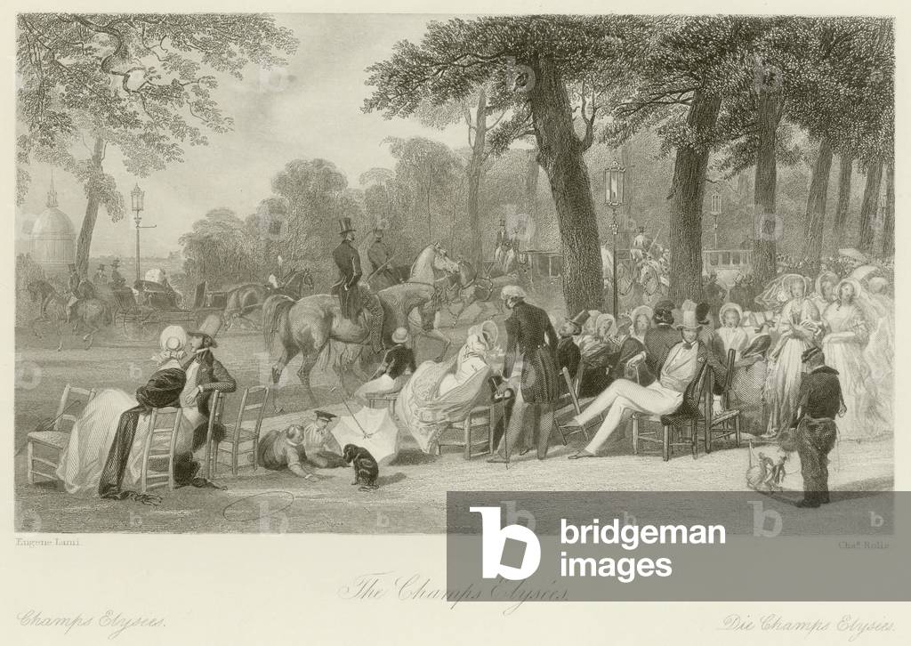 The Champs Elysees (engraving)