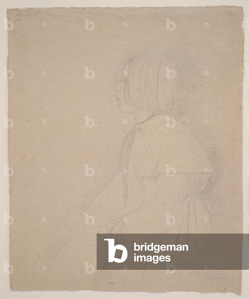 Ritratto di Giulia Bellelli, 1858-9 (grafite)