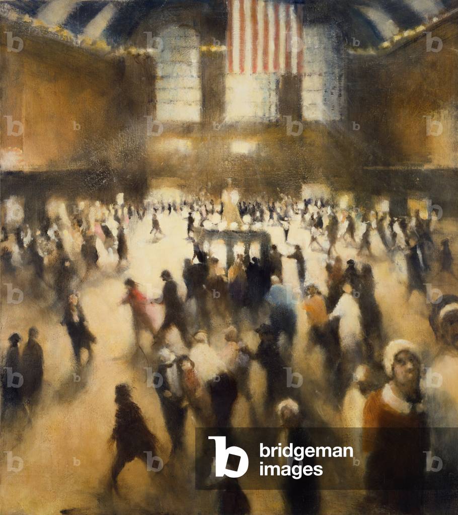 Bild von Gemälde "Double Take Grand Central I" 2009 von Bill Jacklin