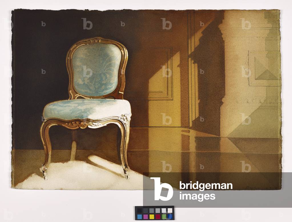 Bild von Gemälde "Drapers' Company Chair IV (London)" 2018 von Hugh Buchanan