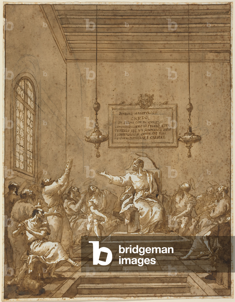 The Apostles' Creed, 1770s-1780s (pen and ink)