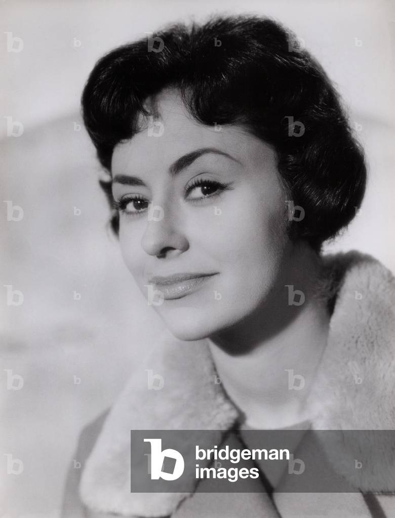 Italienische Sängerin, Tänzerin, Gitarristin, Schauspielerin und Entertainerin Caterina Valente, Deutschland 1