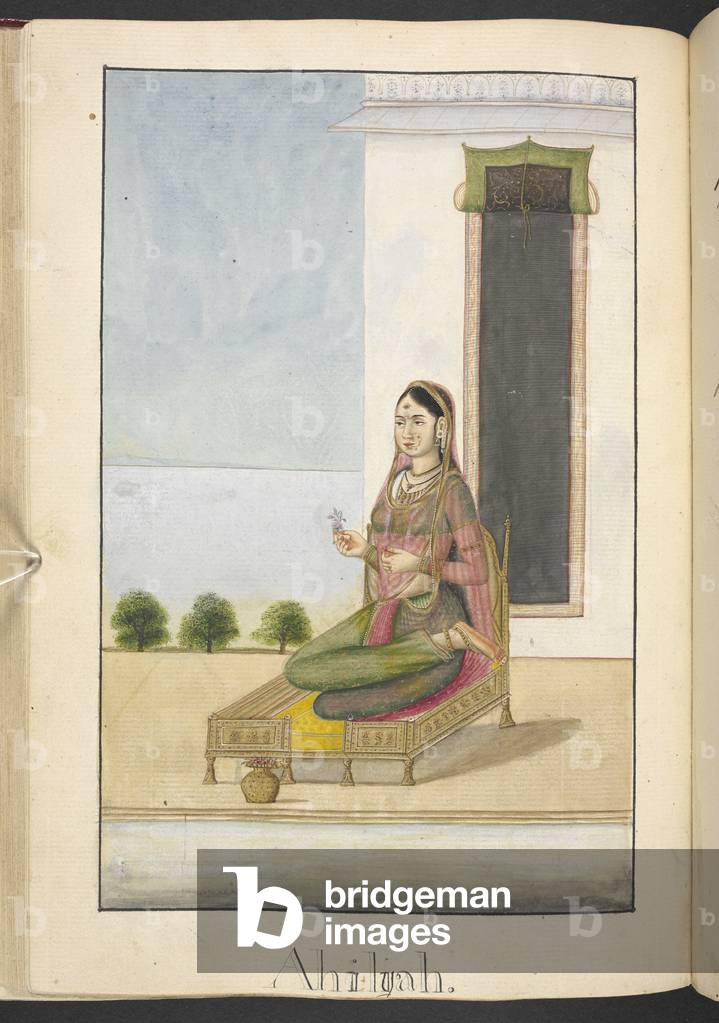 Immagine di Disegno "Ahalya" 1803 di Indian School