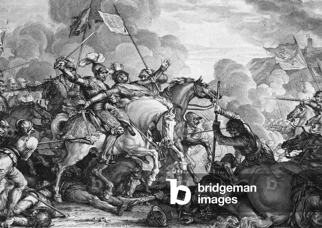Schlacht von Pavie 25. Februar 1525, während der Französisch König François 1 gefangen genommen wurde, zur Zei