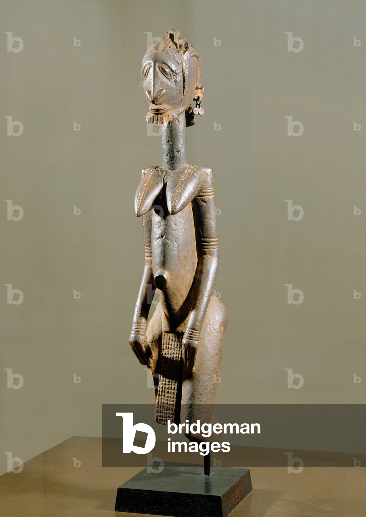 Weibliche Figur, wahrscheinlich eine Ahnenfigur des Dogon-Volkes aus Mali ...