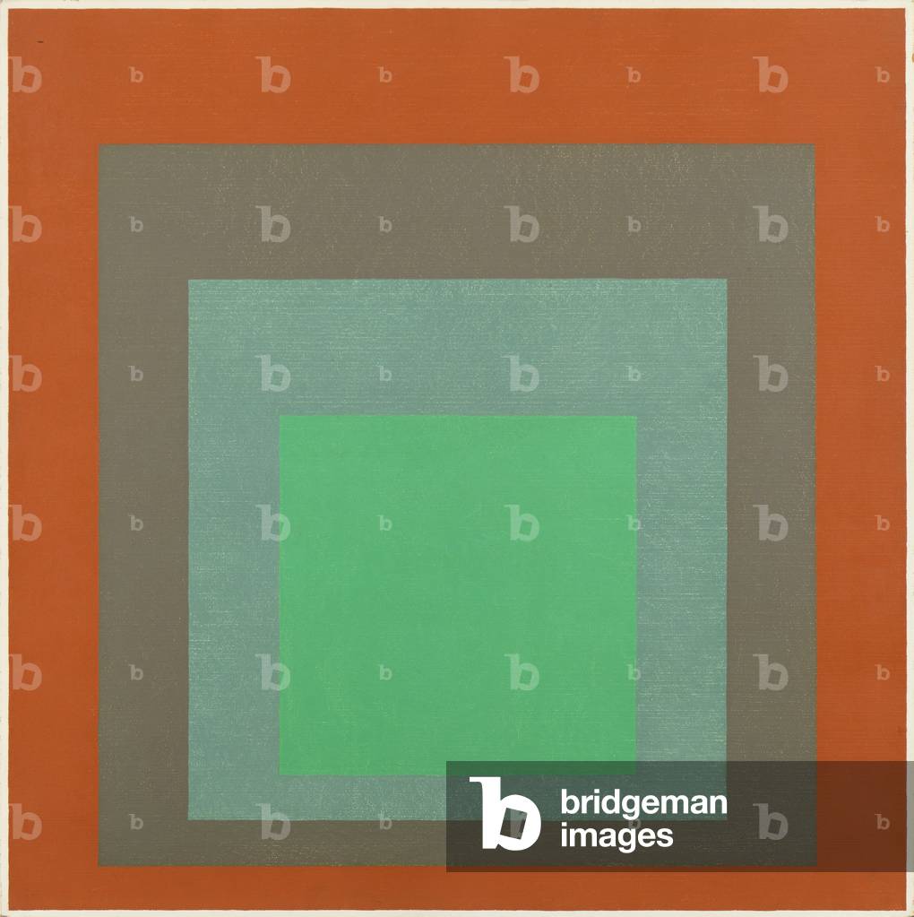 Hommage an den Platz: Von Afar, 1959 (Öl auf Masonit)