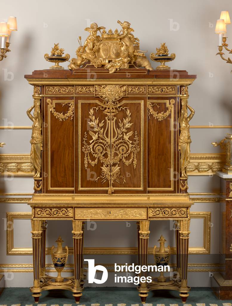 Jewel Cabinet, 1787 (quercia, mogano, bronzo dorato)