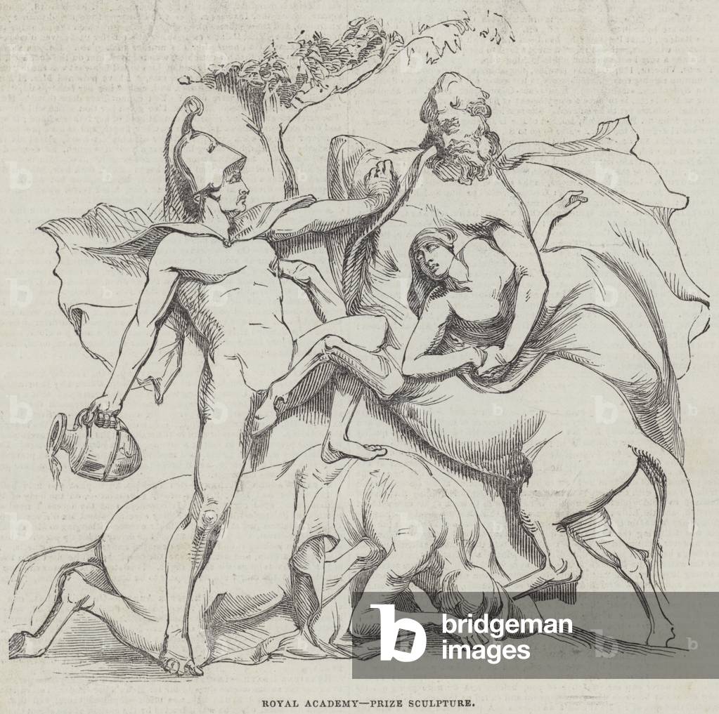 Battaglia dei Centauri e le Lapithae (incisione)