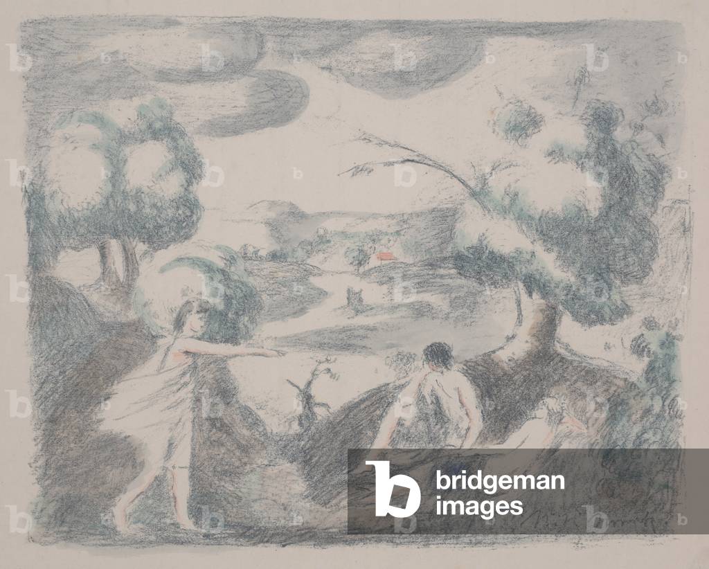 Sommernachstraum (Sommernachstraum), 1918 (Lithographie)