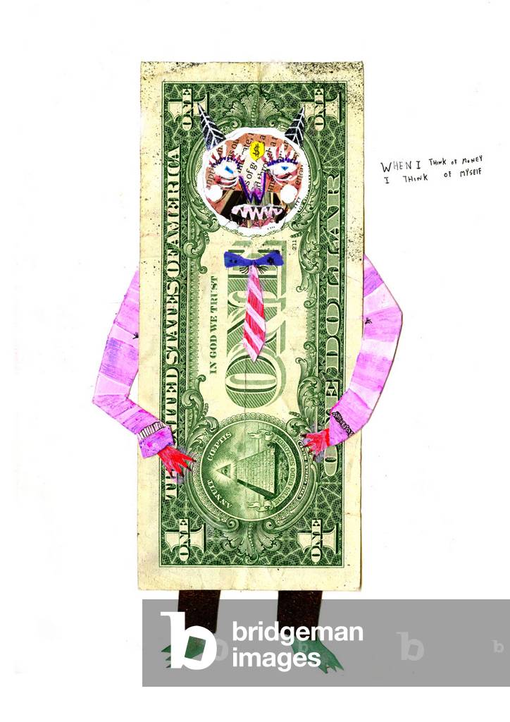 Dollar-Mann, 2012 (Collage)