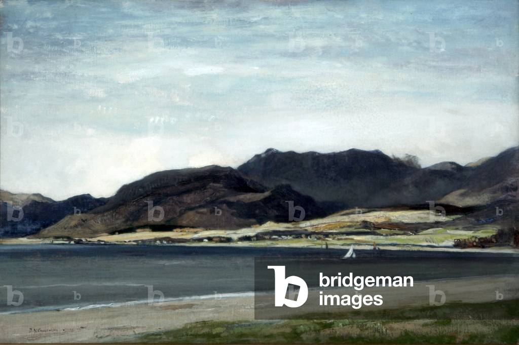 Les collines d'Ardgower (huile sur toile)