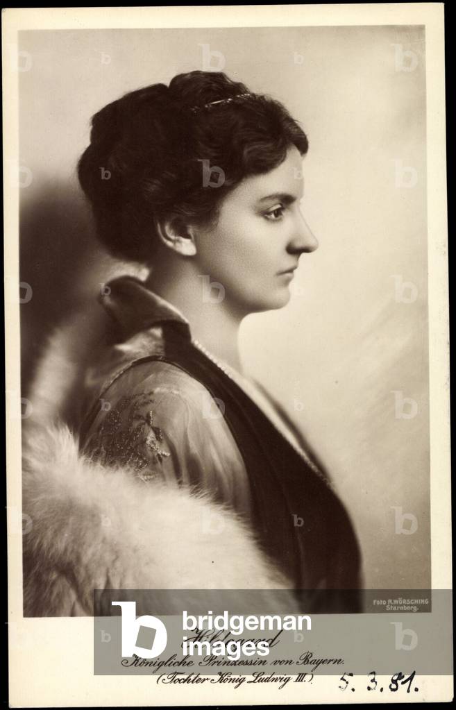 Image of Photography depicting Ak Princess Hildegard of Bavaria by German Photographer