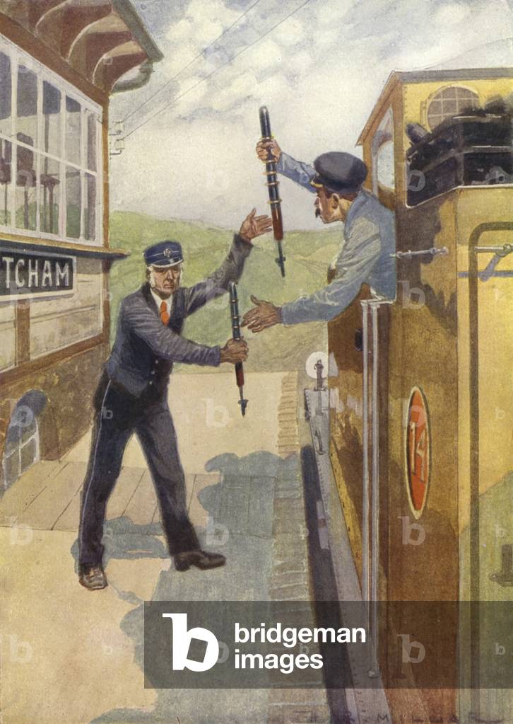 L'échange « Tablet » (couleur litho) par Harold Robert Millar