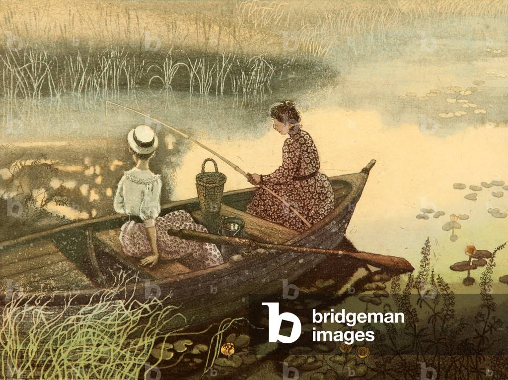 Mattina sul fiume, 2015 (acquaforte)