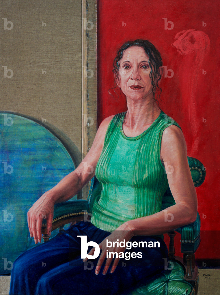 Image of Painting depicting The Director Anna Neuhaus 2025 by Aris Kalaizis