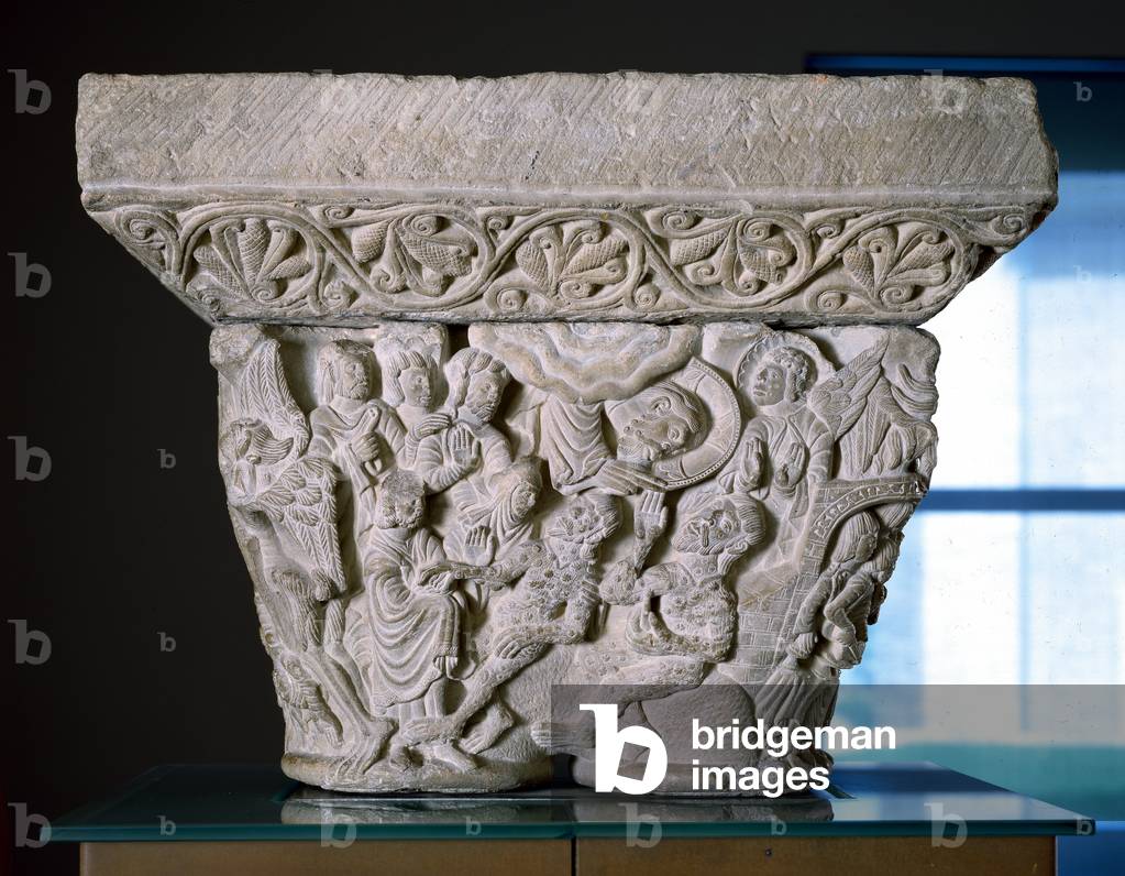 Immagine di Scultura "Arte medievale: Capitelli della Cattedrale - Museo de Navarra" 1140