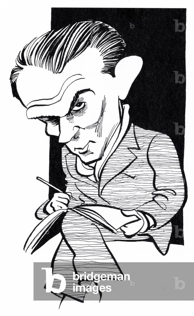 Image of Drawing depicting Bruno Schulz by John Minnion