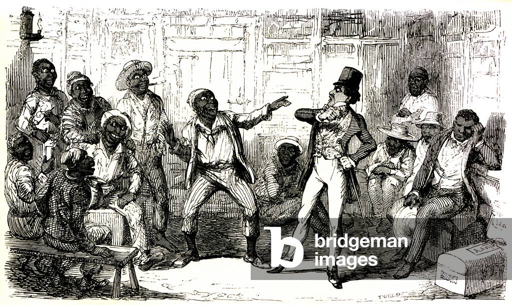 Bild von Buch "Illustration für "Onkel Tom's Cabin"" 1801 von George Cruikshank