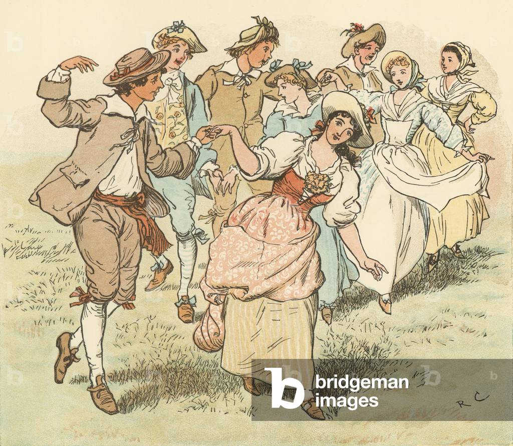Come Lasses and Lads (Farbe litho)