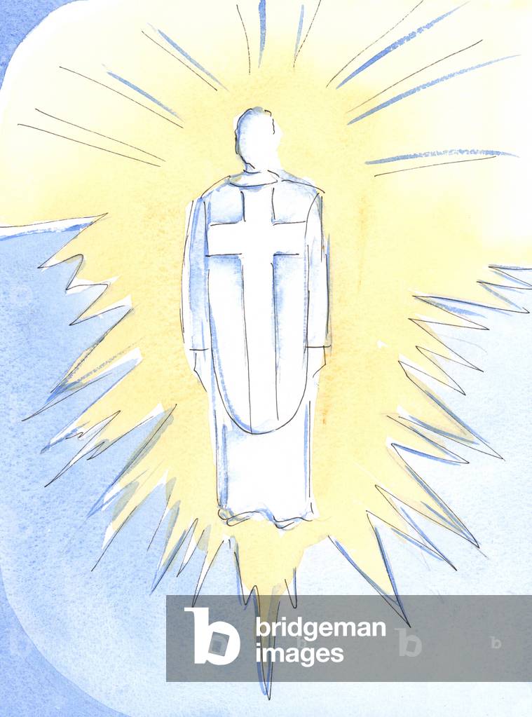 Image of Drawing depicting Christ - almost unbearingly dazzling 2002 by Elizabeth Wang