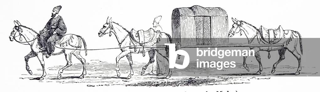 "Eine Gravur mit einer Perserstreu" 1801