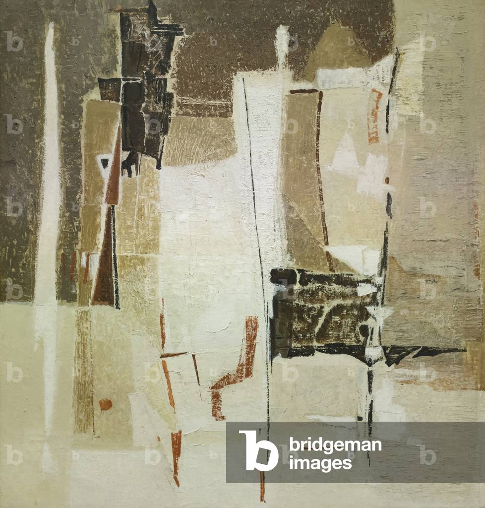 Situation, 1957 (Öl auf Leinwand)