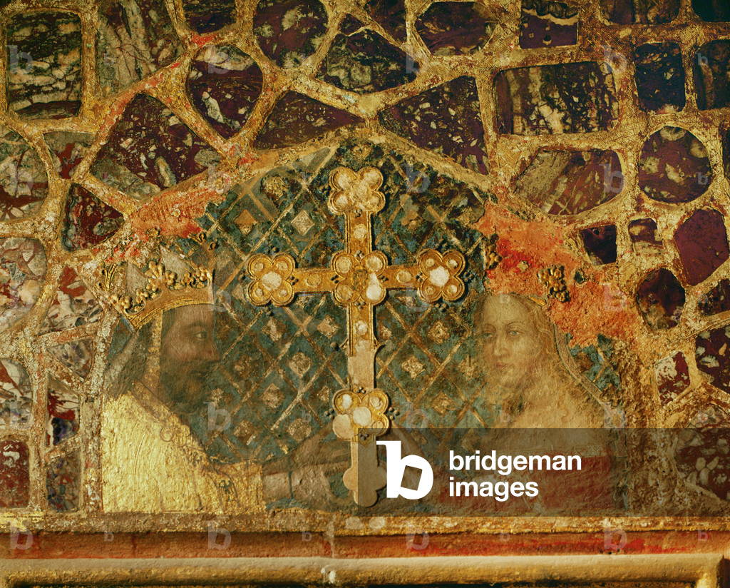 Image of Painting depicting Emperor Charles IV and his third wife by German Artist