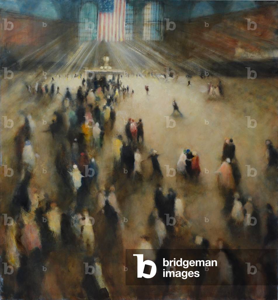 Bild von Gemälde "Embrace Grand Central I" 2016 von Bill Jacklin