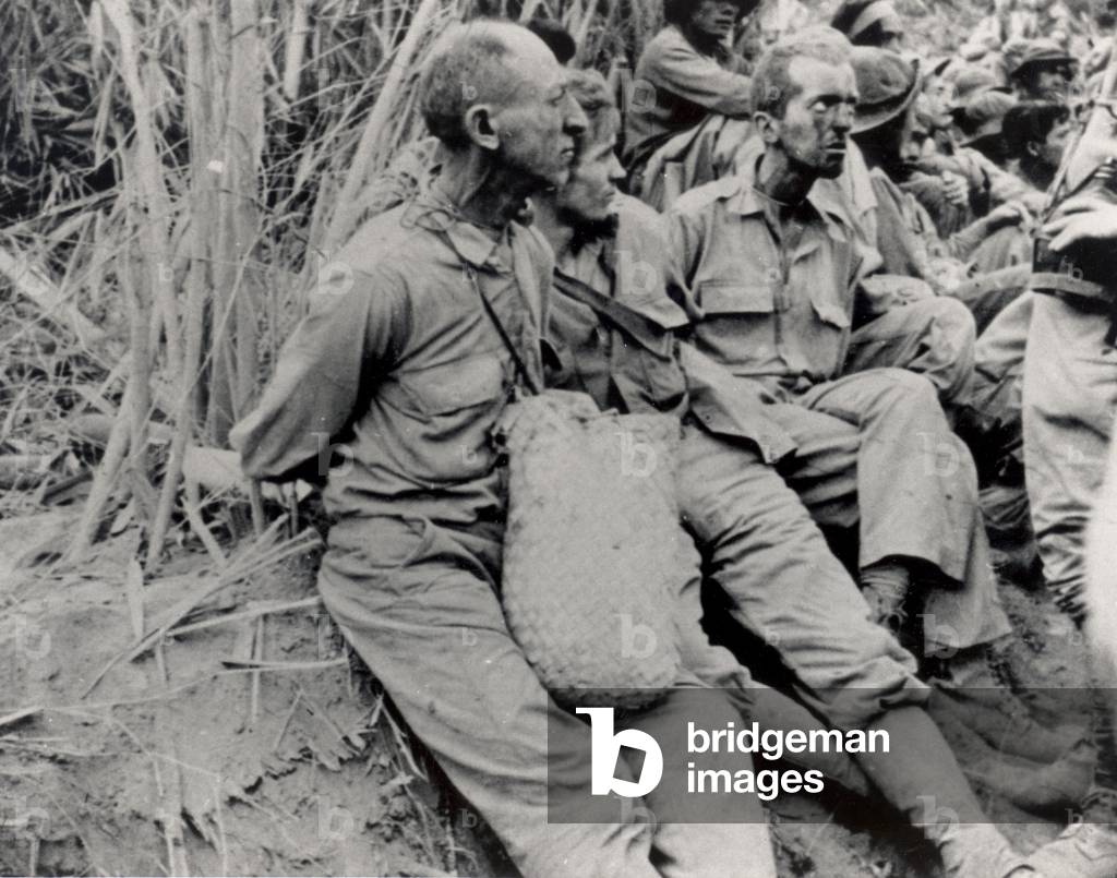 Bataan Circa maggio 1942 La marcia della morte da Bataan a Cabanatuan, il campo di prigionia. Durante la marci