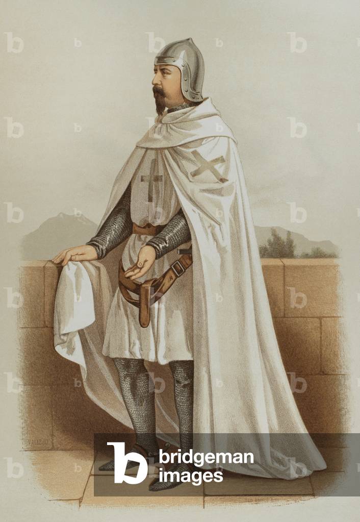"Ritter des Ordens von San Julian del Pereiro in Kriegskleidung" 1865 von Spanish School