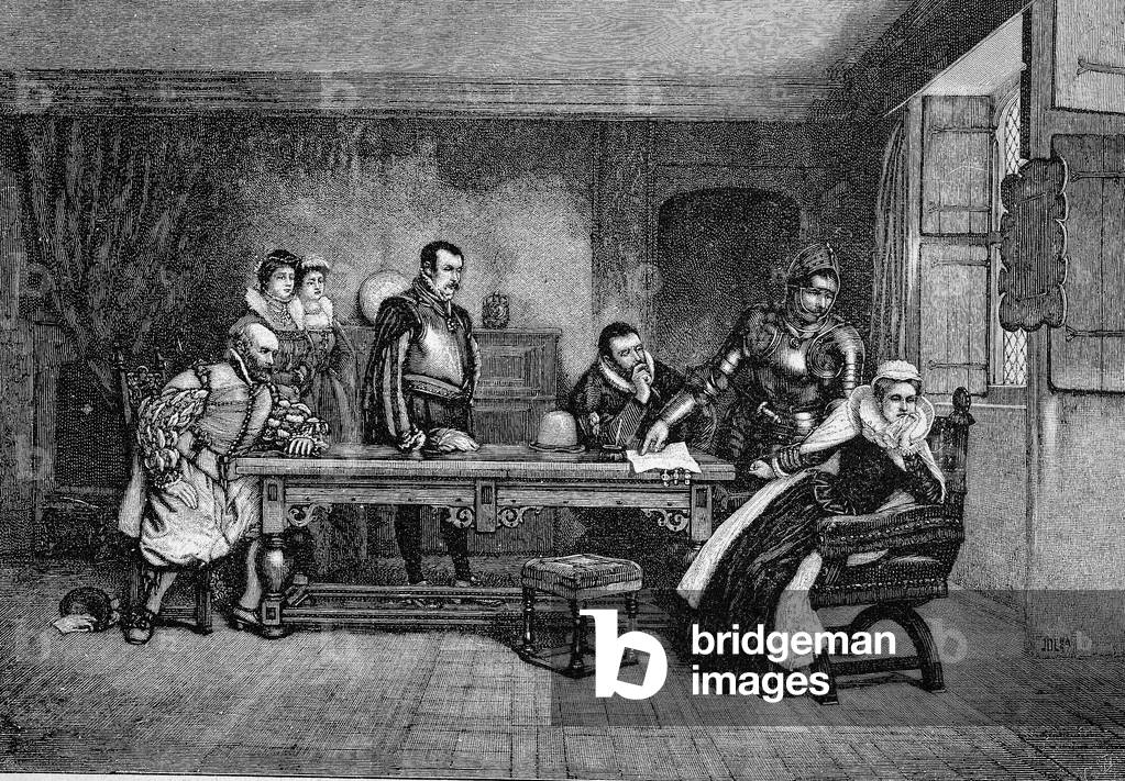 Immagine di Stampa "Abdicazione di Mary Stuart. Maria Stuarda" 1801 di Unknown Artist