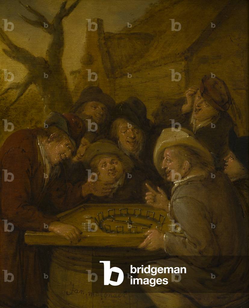 Cattivi che giocano a Rouge et Noir, 1630-68 ca. (olio su tela)