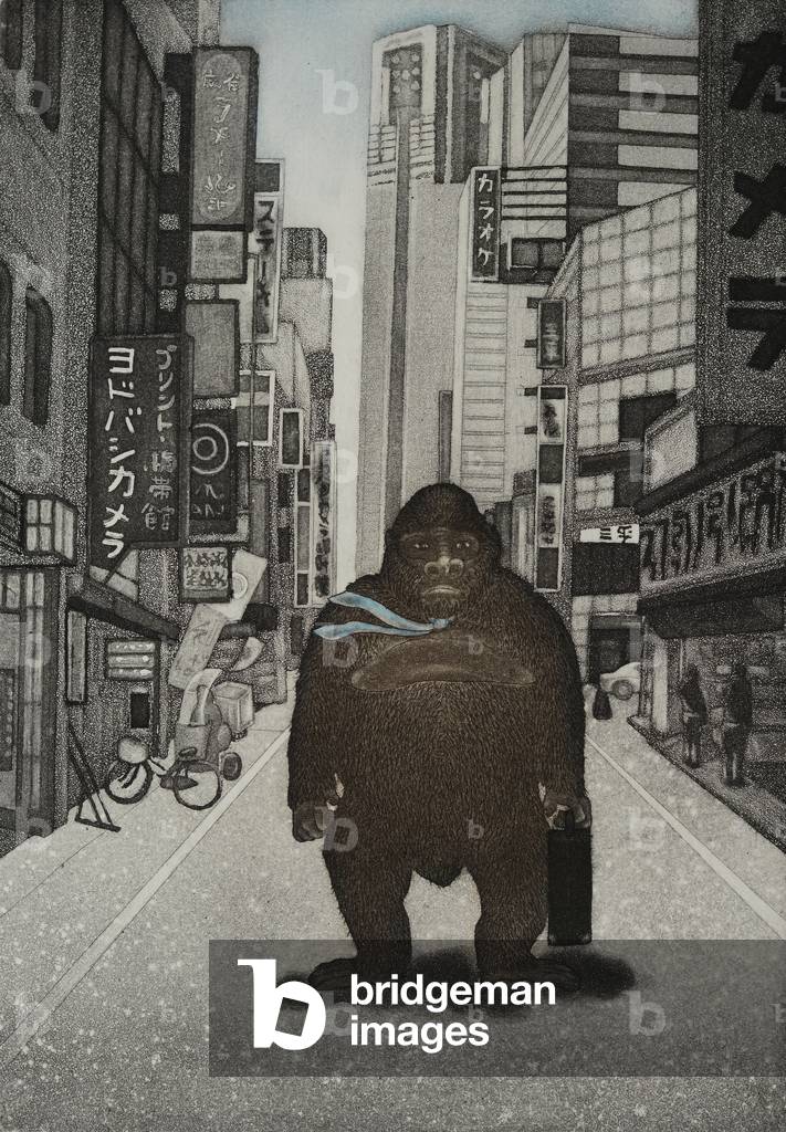 Tamed Kong, 2007 (etching)