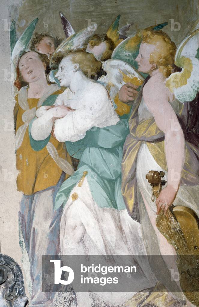 Angeli musicanti, di Giovanni Battista Crespi, (1557-1633) Madonna del Santuario dei Prati