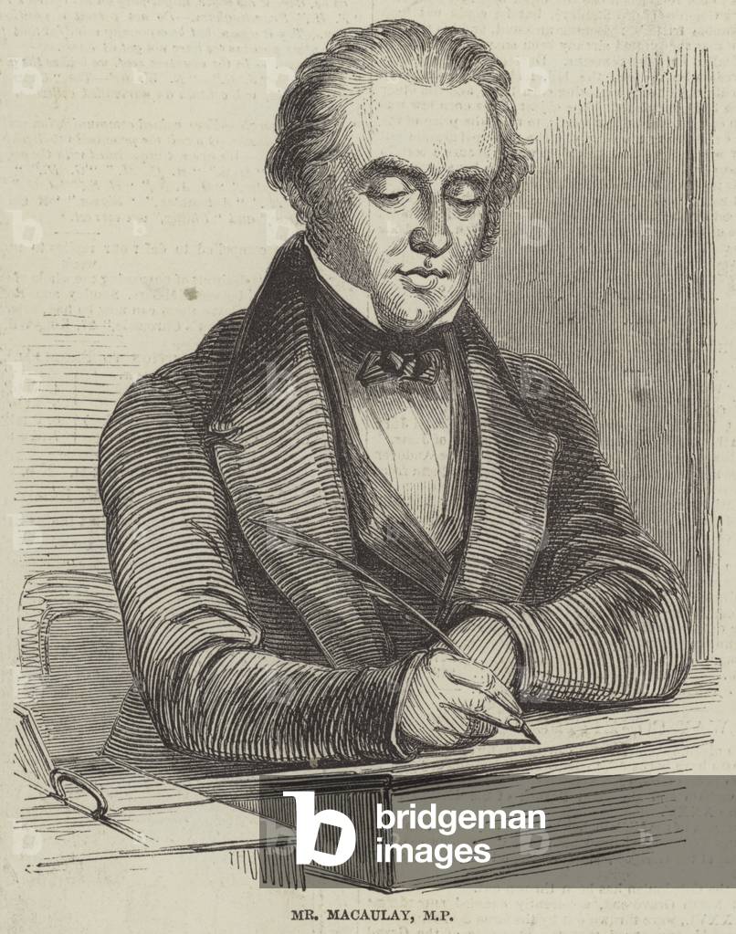 Macaulay, deputato (incisione)
