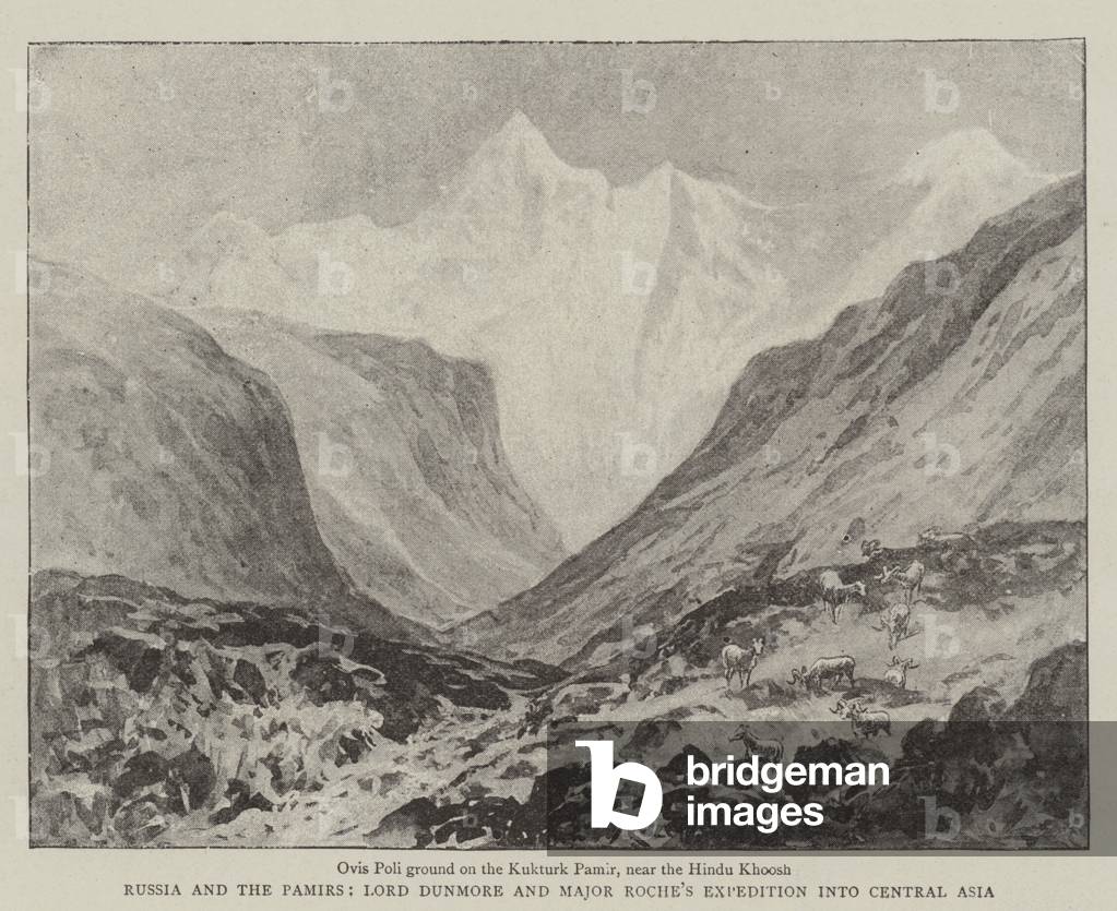 Russia e Pamir, Lord Dunmore e la spedizione del maggiore Roche nell'Asia centrale (lito)