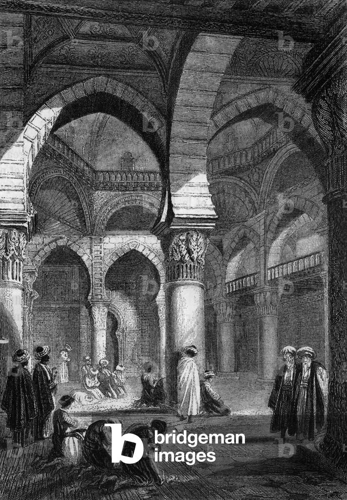 Immagine di Incisione "Algeri" 1801 di French School, b/w
