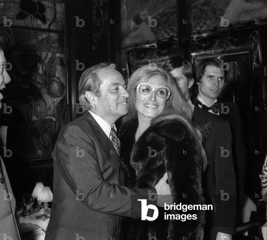 Dalida et Guy Lux (foto b/n)