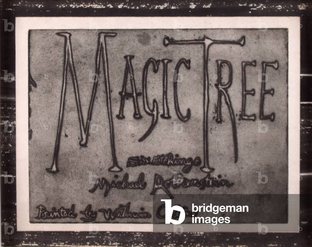 "Frontispice to Magic Tree" 1953 von Michael Rothenstein, b/w