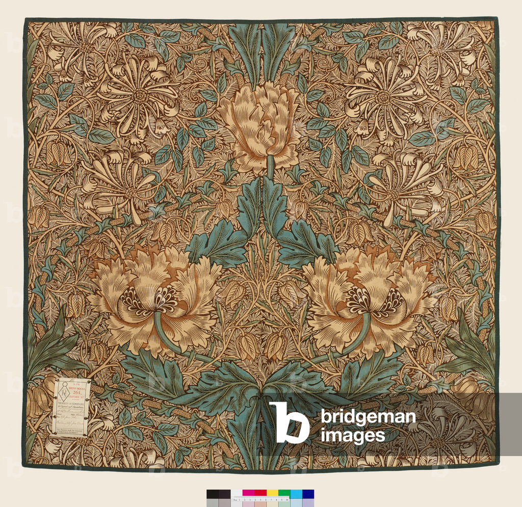 Chèvrefeuille, 1876 (textile imprimé)