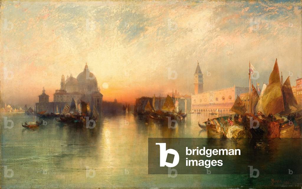 Veduta di Venezia, 1895 (olio su tela)