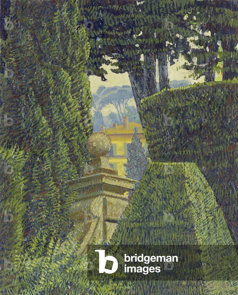 "Blick von den Gärten in der Villa Capponi" 2010 von Francis Hamel