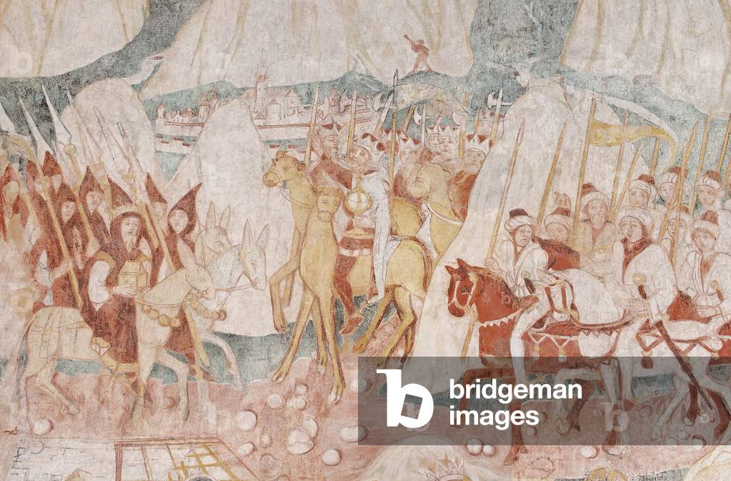 Detail of the Adoration of the Magi, c.1500 (fresco)