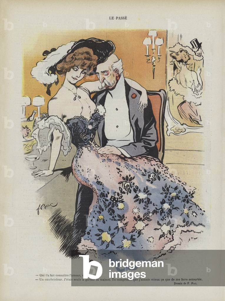 Illustrazione per Le Rire (color lito)