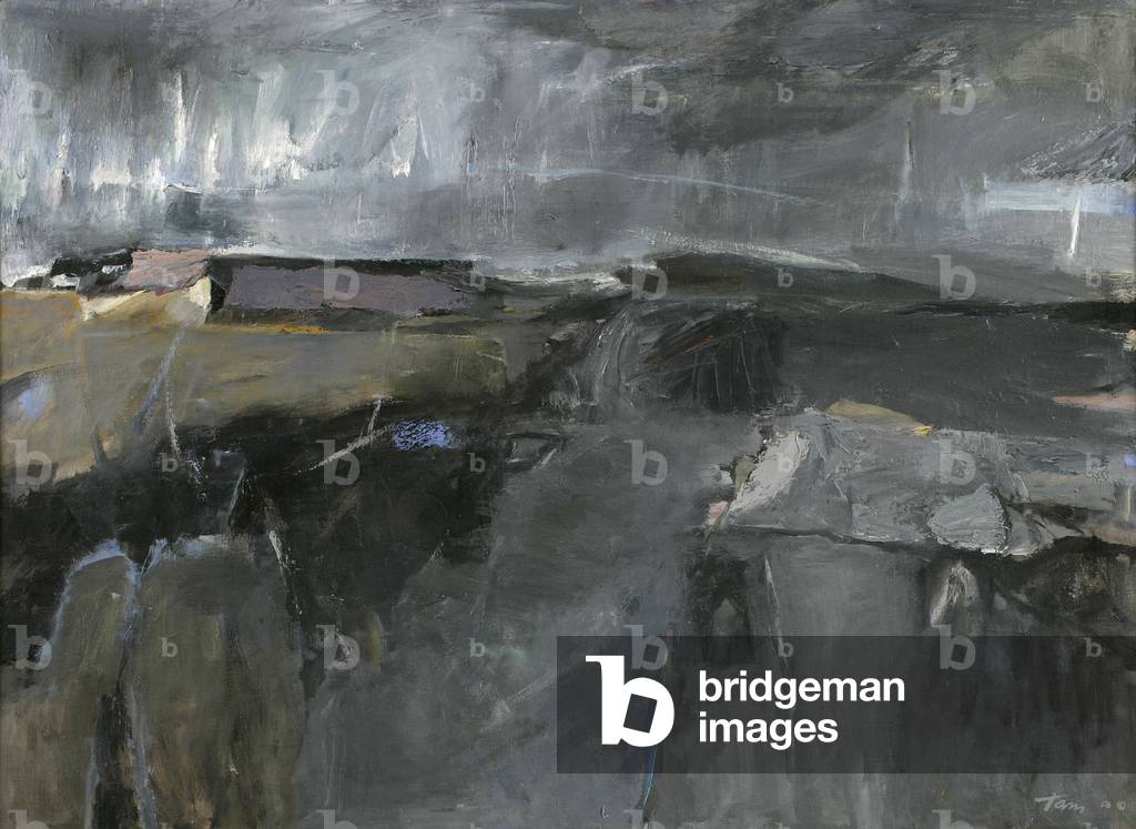 Monhegan Notte, 1956 (olio su tela)