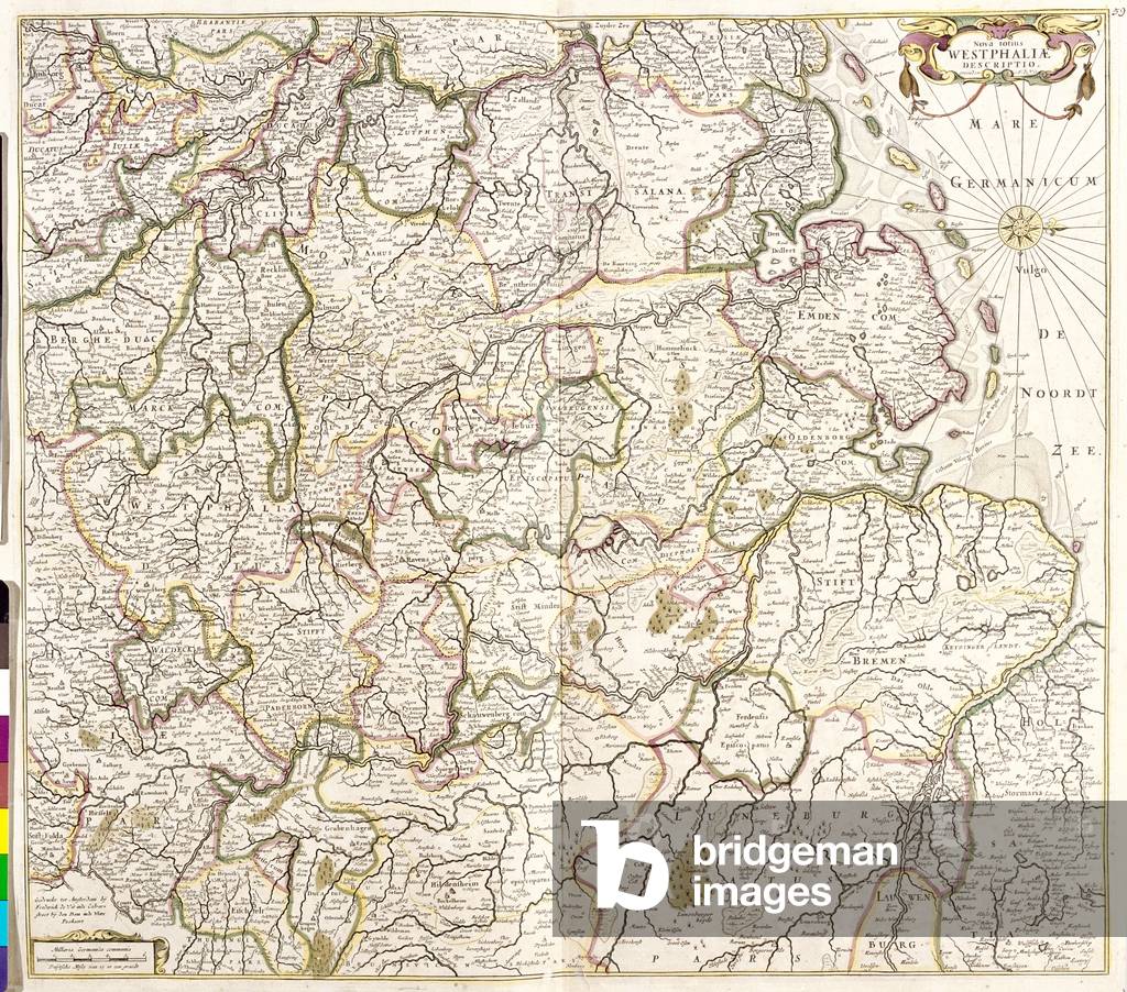 Immagine di Mappa & Pianta "Schleswig-Holstein" 1662 di Frederick de Wit