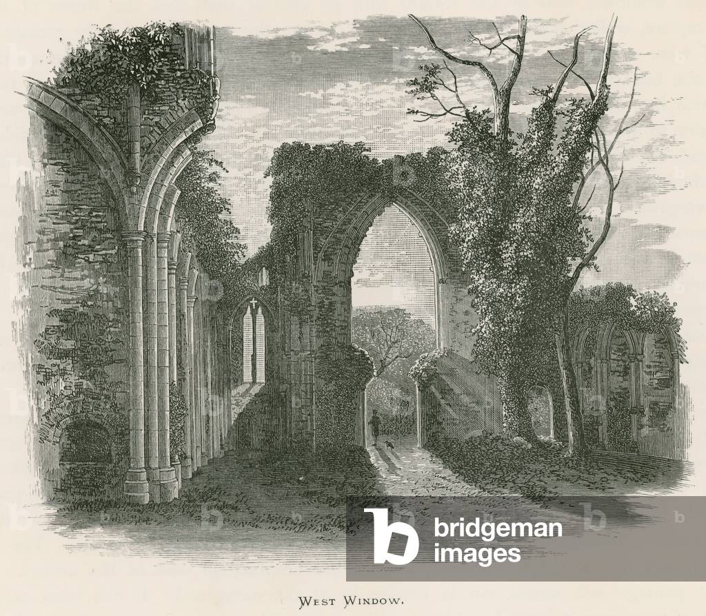 Netley Abbey by Alexander Francis Lydon