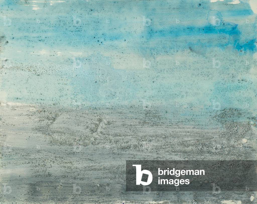 Antarctic Ice Painting: A45, 2008 (Antarctic ice, acrylic, and mixed media on paper)